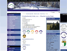 Tablet Screenshot of krusnohorskyklub.cz